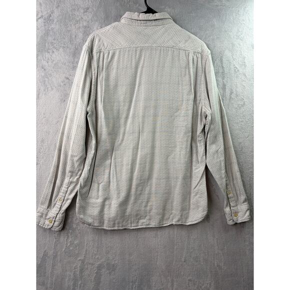 JACHS New York White & Blue Long Sleeve Button-Down - Size L - Picture 2 of 5